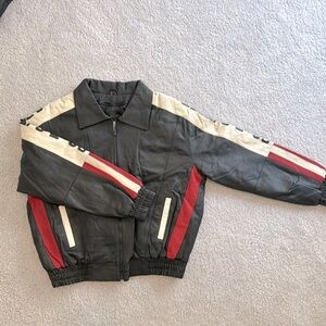 Genuine Leather Puerto Rico bomber jacket